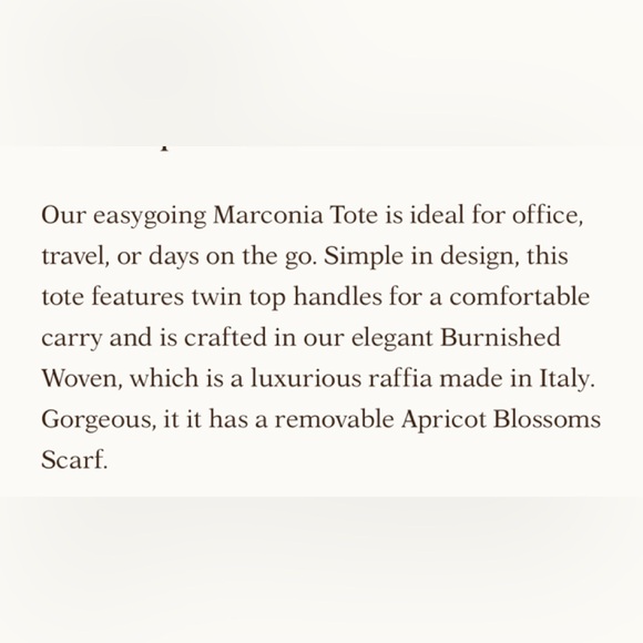 $229 ⭐️ NEW Patricia Nash Marconia Tote Burnished Woven w Apricot Blossoms Scarf - Picture 7 of 11